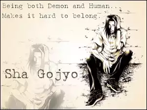 gojyu, Saiyuki, postać, demon, sha