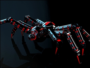 Robot przedstawiający pająka