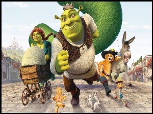 Postacie z filmu animowanego Shrek