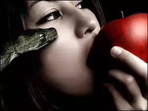 Wąż, Jabłko, Twarz, Kobiety