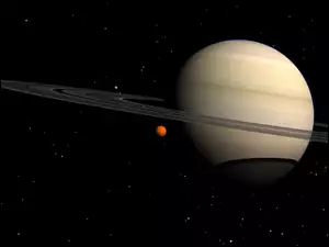 Galaktyka z Saturnem