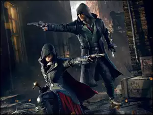 Postacie w scenie z gry Assassins Creed: Syndicate