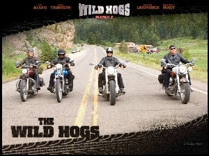 motocykliści, Wild Hogs, ulica