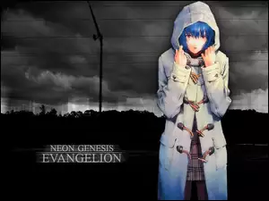 Neon Genesis Evangelion, kable, kobieta, płaszcz