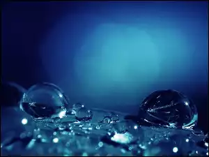 Krople wody w grafice makro