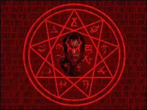twarz, Legacy Of Kain Soul Reaver, gwiazda, logo, okrąg
