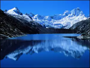 Jezioro, Góry Andy, Szczyt Alpamayo