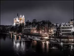 Miasto Limburg nocą