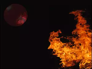 Abstrakcja, Planeta, Ogień