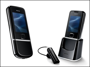 Nokia 8800 Sirocco Edition, Bluetooth, Czarny, Baza