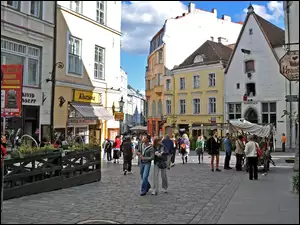 Estonia, Ludzie, Ulica, Domy
