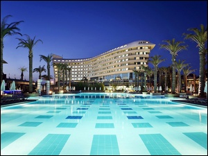 Hotel, Palmy, Basen, Antalya