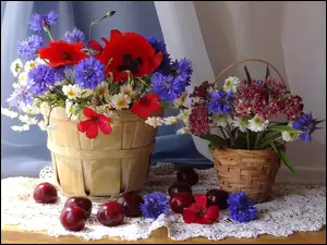 Bukiety, Polne, Kwiaty