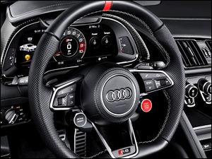 Wnętrze samochodu Audi R8