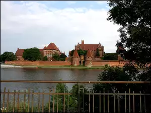 Rzeka Nogat, Polska, Zamek Krzyżacki, Malbork