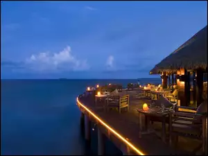 Bora Bora, Restauracja, Morze