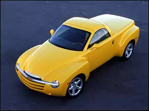 Żółty, Chevrolet, Pickup