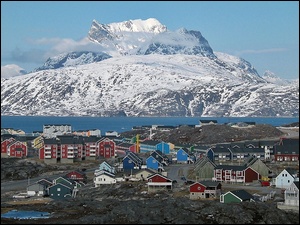Wyspy, Góry, Nuuk, Morze, Stolica