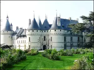 Zamek, Francja, Chaumont Sur Loire, Ogród
