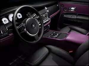 Luksusowe wnętrze samochodu Rolls-Royce