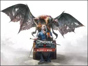 Geralt z Rivii, Wiedźmin 3 Dziki Gon, 
Krew i Wino, The Witcher 3: Wild Hunt, Potwór
