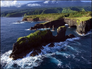 Skaliste, Hawaje, Wybrzeże, Maui