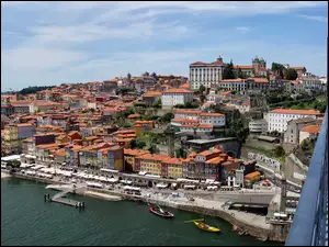 Rzeka, Porto, Europa, Portugalia, Most