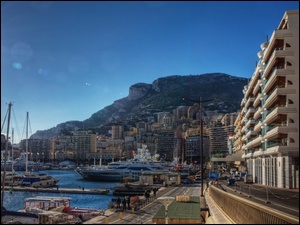 Jachty, Monako, Miasto, Monte Carlo, Morze