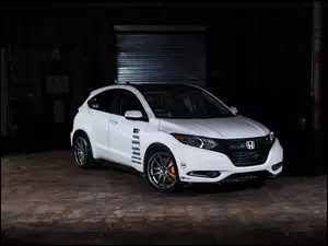 Biały samochód Honda HR-V Fox Marketing
