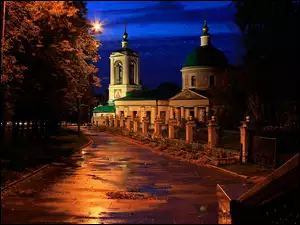 Widok na moskiewską Cerkiew