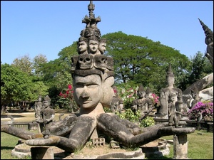 Laos, Posągi, Buddy