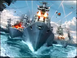 Statki z gry World Of Warships