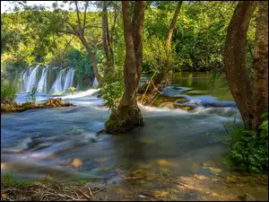 Las, Bośnia i Hercegowina, Rzeka Trebižat, Wodospady Kravica, Wodospad