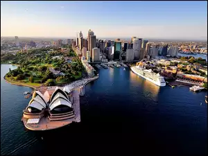 Australia, Z lotu ptaka, Sydney, Sydney Opera House