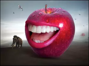 Śmiejące się jabłko