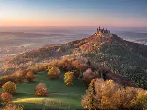Panorama gór w Niemczech