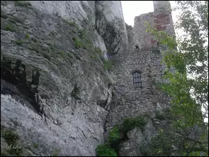 Ruiny, Zamek Ogrodzieniec, Śląskie, Wieś Podzamcze, Polska