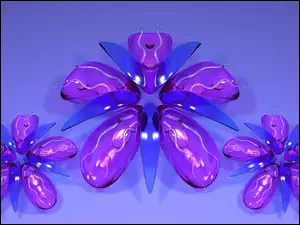 Kwiatki w grafice wektorowej 3D