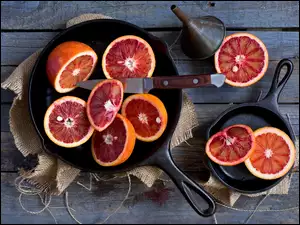 Połówki pomarańczy
