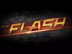 Napis Flash na czarnym tle