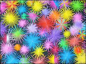 Kolorowe gwiazdki z papieru