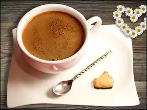 Kawa z ciasteczkiem