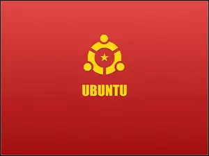 grafika, Ubuntu, ludzie, symbol, krąg