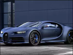 Sportowy samochód Bugatti Chiron z 2019 roku