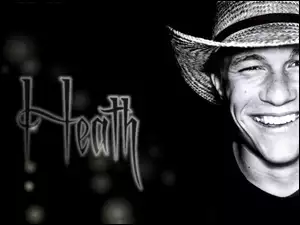 kapelusz, Heath Ledger, uśmiech