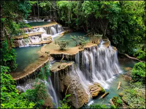 Park Narodowy Erawan w Tajlandii