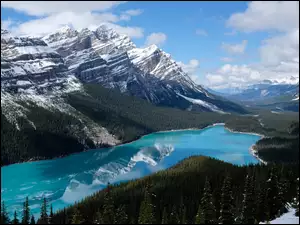 Park Narodowy Banff w północnej Kanadzie