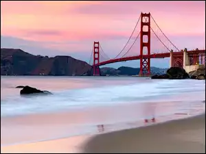 San Francisco, Stany Zjednoczone, Cieśnina Golden Gate, Most Golden Gate, Kalifornia