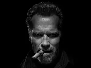Cygaro, Mężczyzna, Aktor, Arnold Schwarzenegger