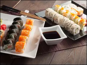Sos, Sushi, Pałeczki